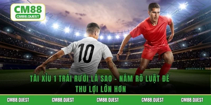 Tài Xỉu 1 Trái Rưỡi Là Sao - Nắm Rõ Luật Để Thu Lợi Lớn Hơn