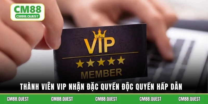 Thành viên VIP nhận đặc quyền độc quyền hấp dẫn